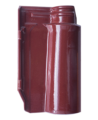Керамическая черепица Margon Roman Mini, 266x157, Glazed Bordeaux