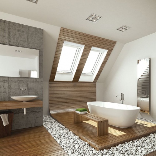 Среднеповоротные пластиковые окна Fakro PTP-V U3