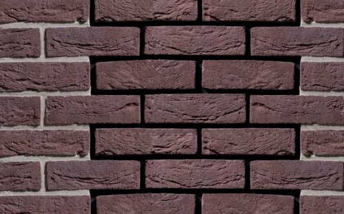 Кирпич ручной формовки ENGELS Aubergine, 215*45-50*65 мм